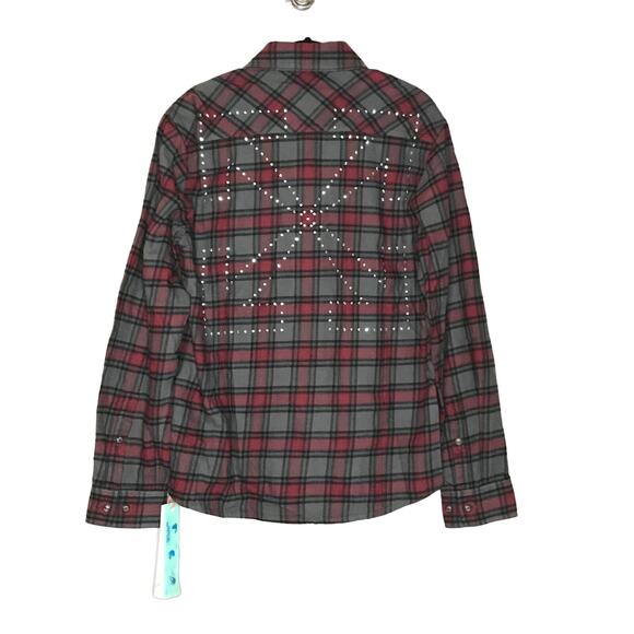 End. X Off-White "Till The End" Flannel Shirt XS - Picture 4 of 11